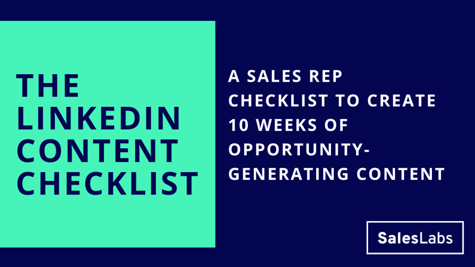 LinkedIn Content Checklist