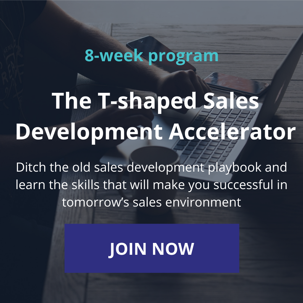 T-shaped Sales Development Accelerator