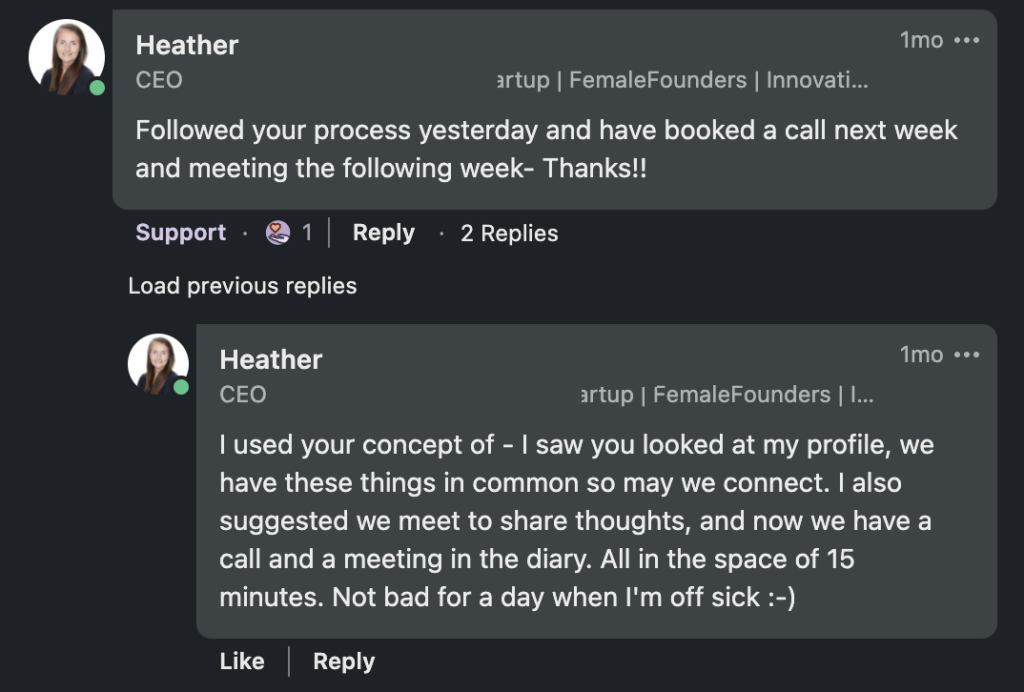 Heather's Testimonial